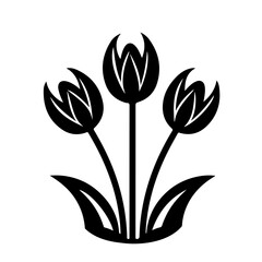 tulip flower logo