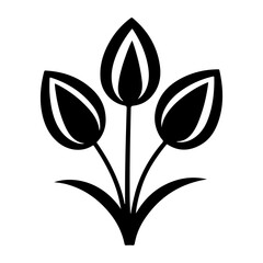 tulip flower logo