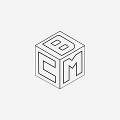 Cube letter Logo Design