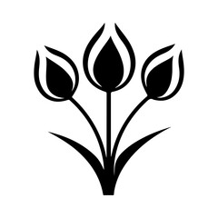tulip flower logo