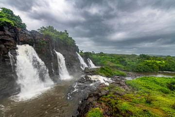 Roaring Boali Falls (Chutes de Boali), Central African Republic, Africa