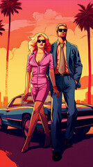 Blonde & The Tycoon Classic Miami Vice 