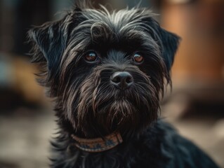 Affenpinscher dog created with Generative AI technology