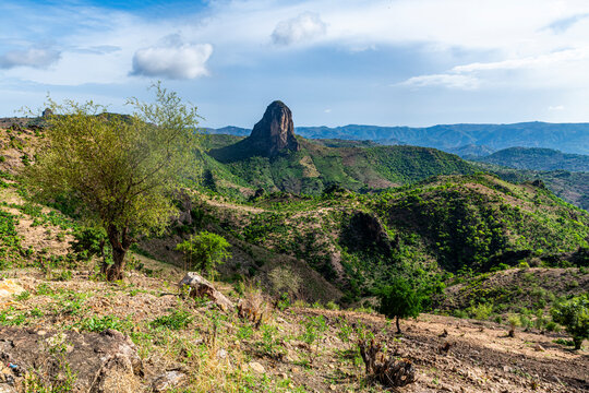 Lunar landscape, Rhumsiki, Mandara mountains, Far North province, Cameroon, Africa