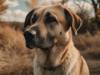 Anatolian Shepherd dog created with Generative AI technology