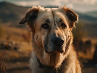 Anatolian Shepherd dog created with Generative AI technology