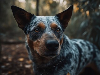 Australian Cattle dog created with Generative AI technology