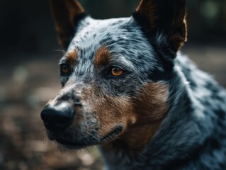 Australian Cattle dog created with Generative AI technology
