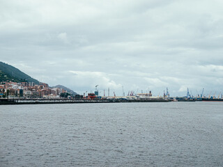 Port of portugalete in Spain