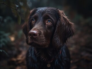 Boykin Spaniel dog created with Generative AI technology