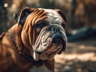Bulldog created with Generative AI technology