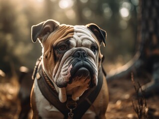 Bulldog created with Generative AI technology