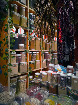 Boqueria Market, Barcelona, Catalonia, Spain