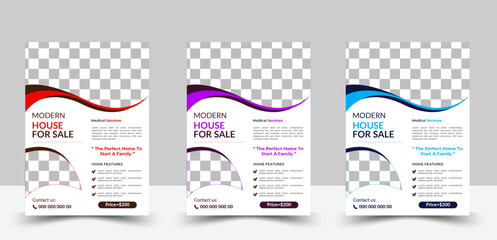 Creative Corporate & Business Flyer Design, abstract business flyer, vector template design. cover, annual report, poster,  new digital marketing flyer.Flyer design with modern and minimalist style.