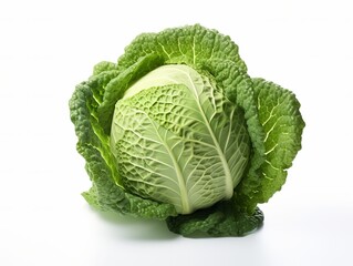 Cabbage on a white background