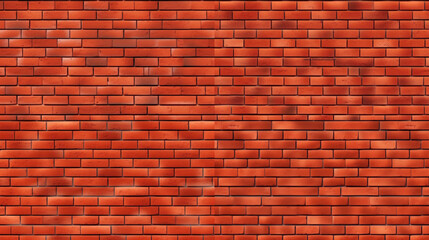 Red brick wall seamless Vector illustration background