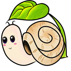 Cute snail © Saowaluk