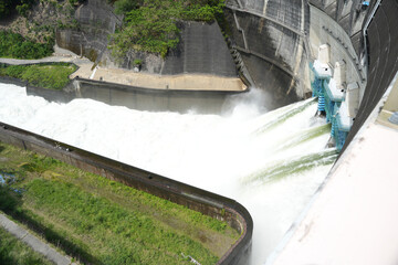 dam on the river