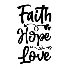 Faith Hope Love Svg