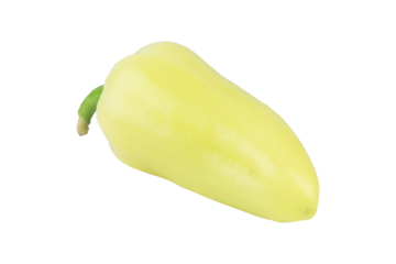 fresh green sweet (capsicum) pepper. Bell pepper or Capsicum annuum, also called sweet pepper or capsicum, isolated from the background