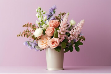 Beautiful flowers in a vase