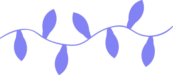 Christmas lights for decoration and design.