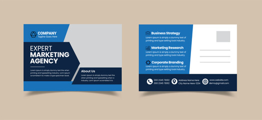 Corporate Postcard Template.