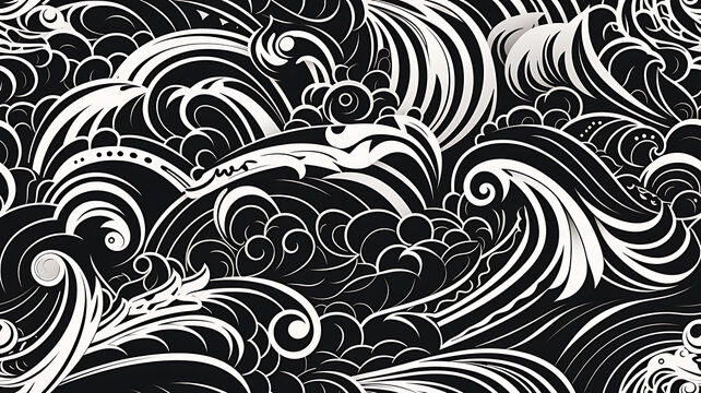 Art of polynesian background