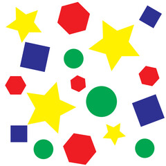 Includes patterns  multi-colored for background