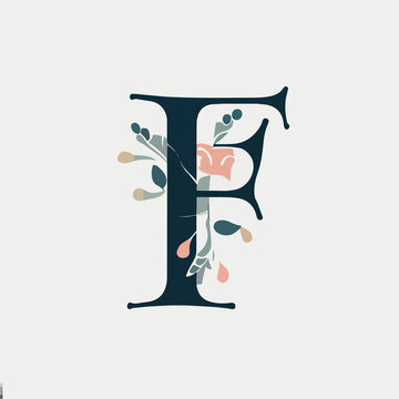 recommend clip art: Floral alphabet