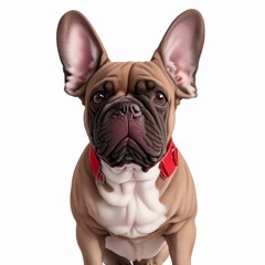 Fototapeta premium french bulldog isolated on white