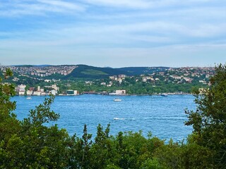 bosphorus bay in summer istanbul