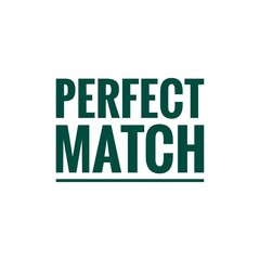''Perfect Match'' Lettering for Design, To Print, Graphic Design