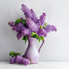 lilac in a vase