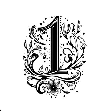 recommend clip art: Floral alphabet