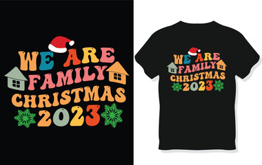 Fototapeta premium we are family christmas 2023