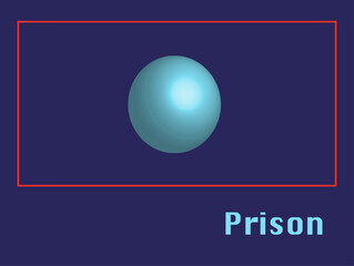 Prison, abstract Illustration