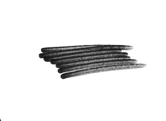 marker lines isolated brush stroke mark hand draw