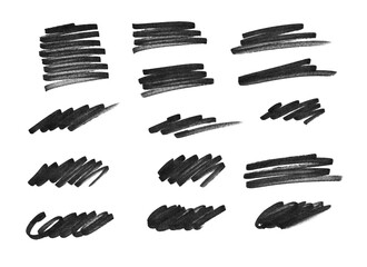 marker lines isolated brush stroke mark hand draw