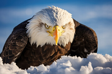Obraz premium Eagle in the wild, wildlife photography