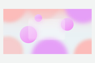 Glass morphism vector concept background. Glass effect orange, purple colour. . Free Vector.