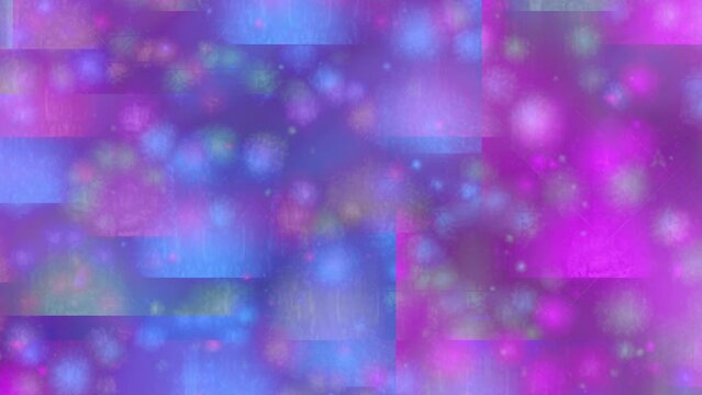 An abstract iridescent cool tone pattern motion graphic background.
