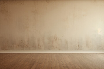 empty room with wooden floor