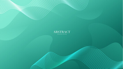 abstract background with lines, Green background