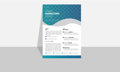 Corporate business business flyer template.