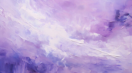 Fototapeta premium Abstract oil painting background. Purple color texture. Brushstrokes of paint.