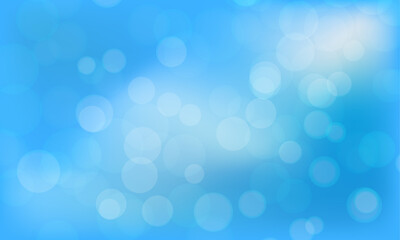blue bokeh background