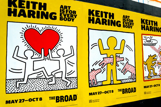 Los Angeles, California: KEITH HARING Posters to presents the first-ever The Broad Museum exhibition in Los Angeles of Keith Haring&rsquo;s from May 27 to October 8, 2023
