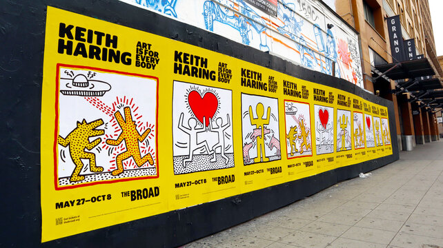 Los Angeles, California: KEITH HARING Posters to presents the first-ever The Broad Museum exhibition in Los Angeles of Keith Haring&rsquo;s from May 27 to October 8, 2023