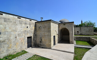 Fototapeta na wymiar Located in Payas, Hatay, Turkey, the Sokollu Mehmet Pasha Complex was built by Mimar Sinan in the 16th century.